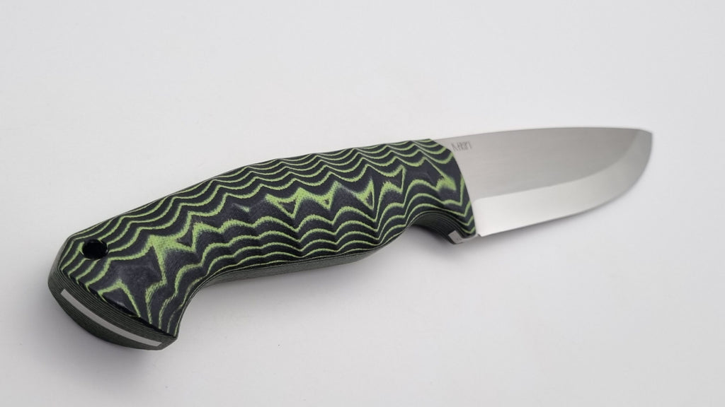 Waräger JARS Bushcraft Survival Jagd Outdoor Messer Neon/Black Micarta Kydex