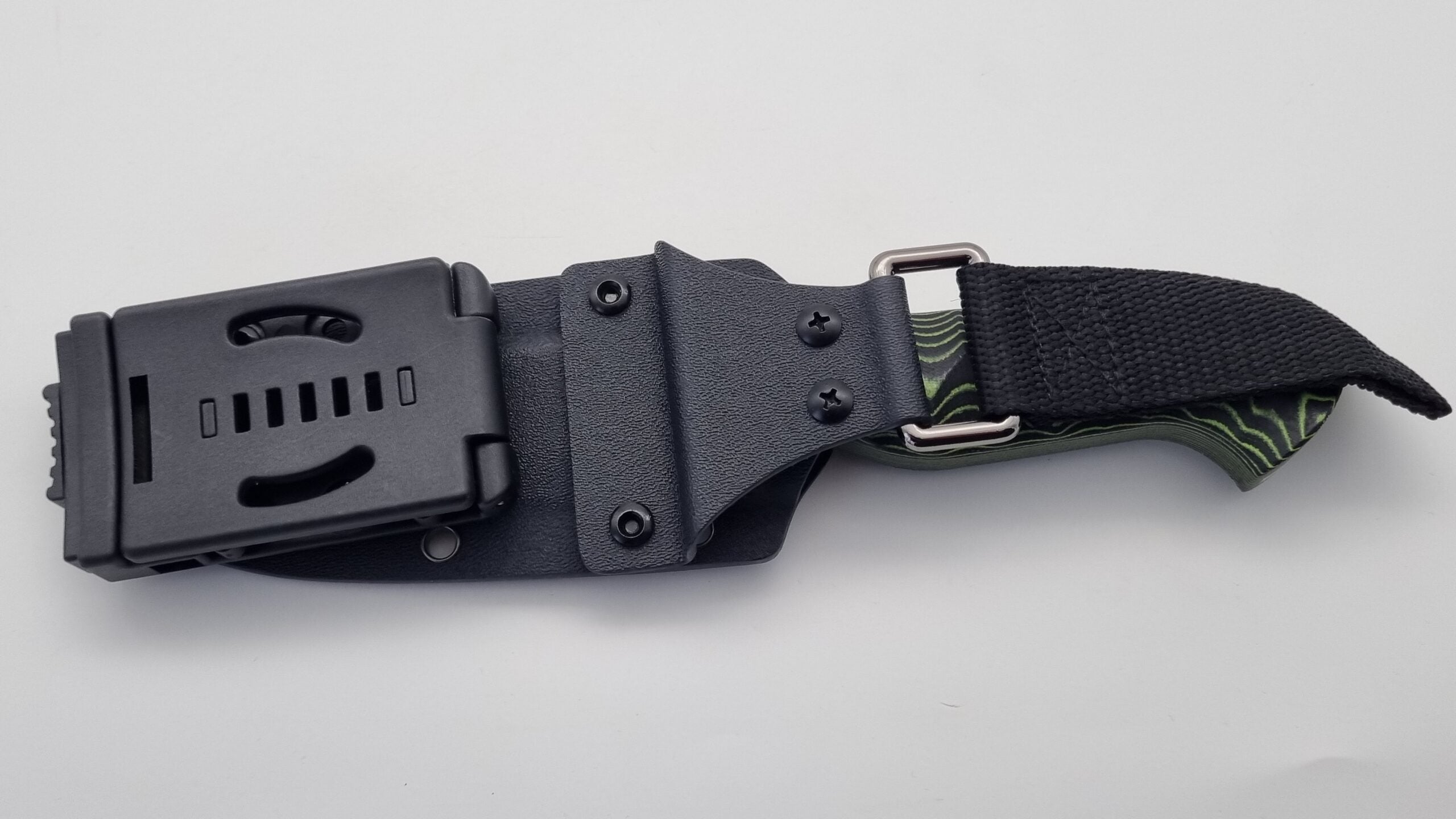 Waräger JARS Bushcraft Survival Jagd Outdoor Messer Neon/Black Micarta Kydex