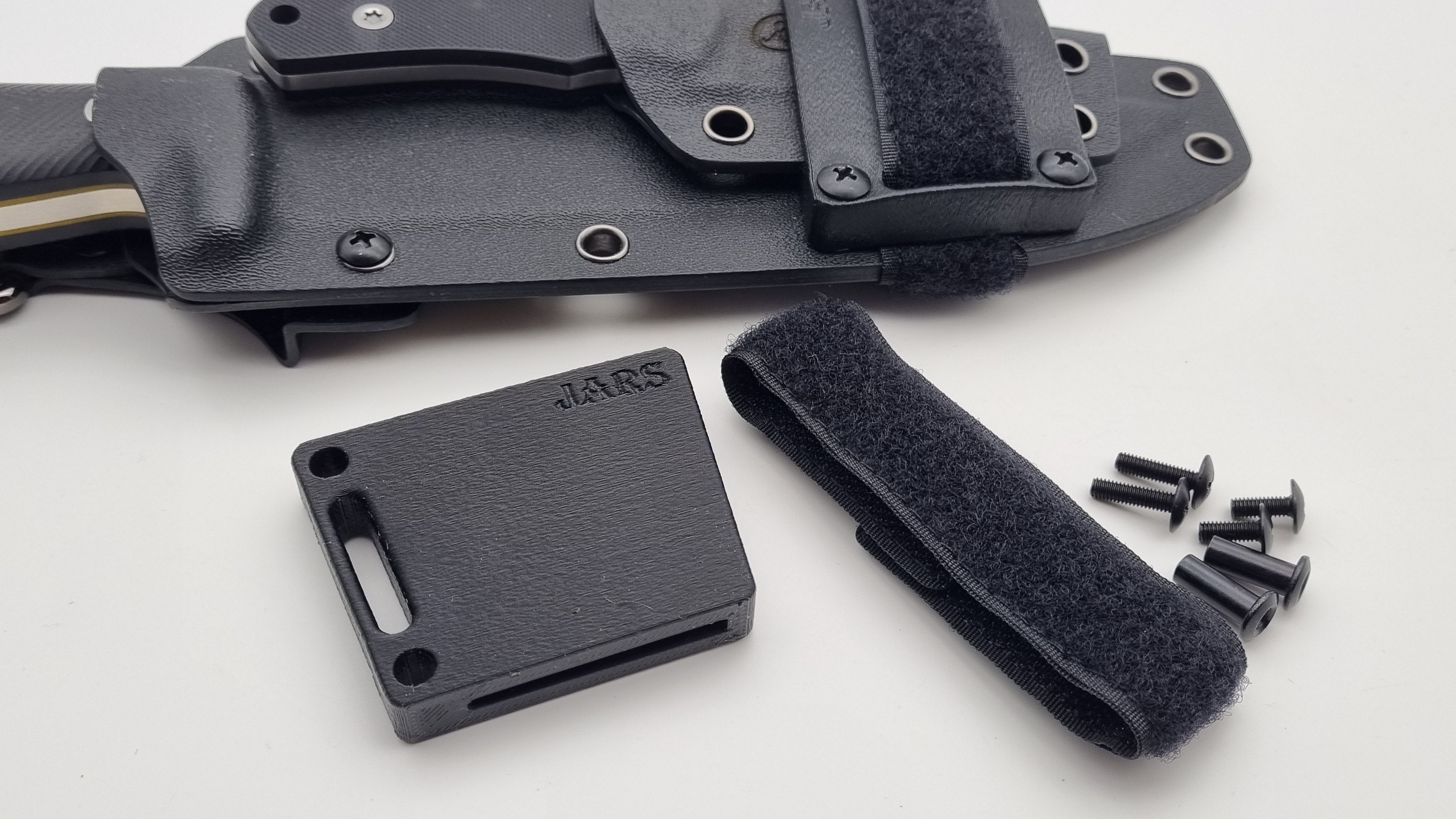 Universal Tandem Adapter "gesteckt" Made in Germany mit Klettstreifen für Paar Trageweise