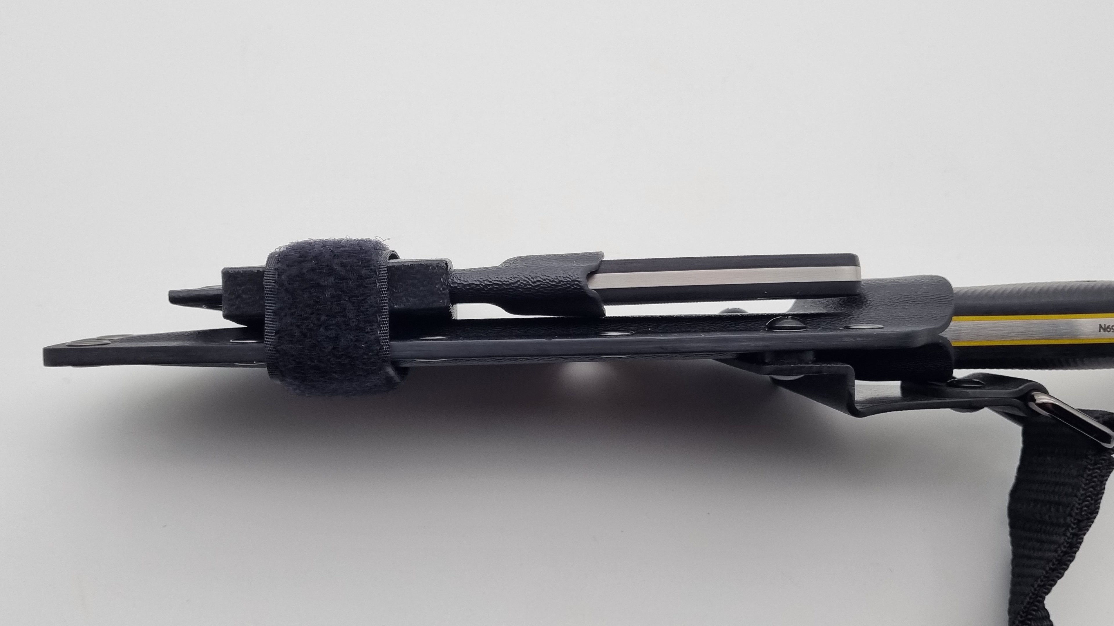 Universal Tandem Adapter "gesteckt" Made in Germany mit Klettstreifen für Paar Trageweise