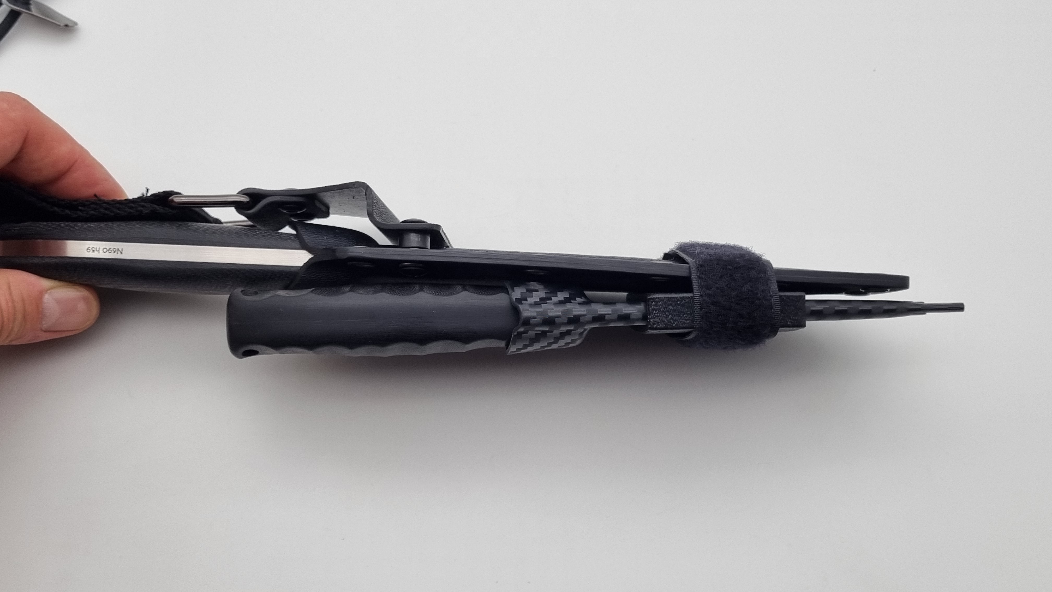 Universal Tandem Adapter "gesteckt" Made in Germany mit Klettstreifen für Paar Trageweise