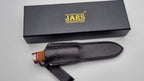 Luchs JARS Messer Birkenrinde / Titan Griff Jagd Outdoor Messer    "Red"