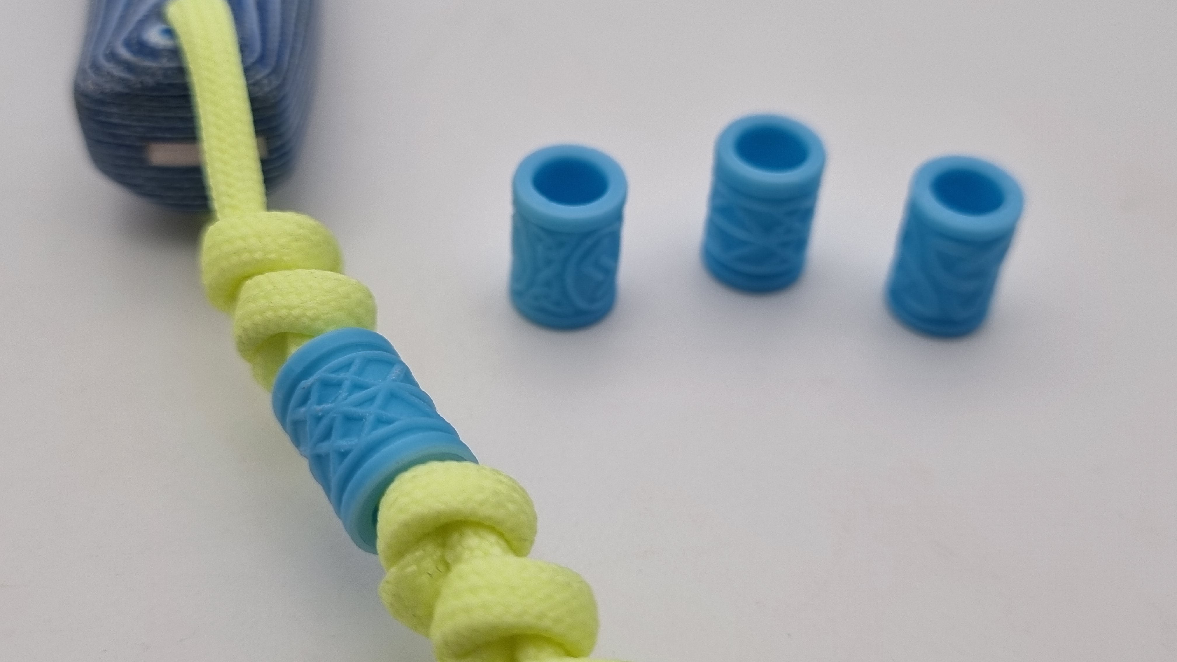 JARS Talisman Beads 3D Druck Made in Germany Triquetra Jera Wyrd-Web