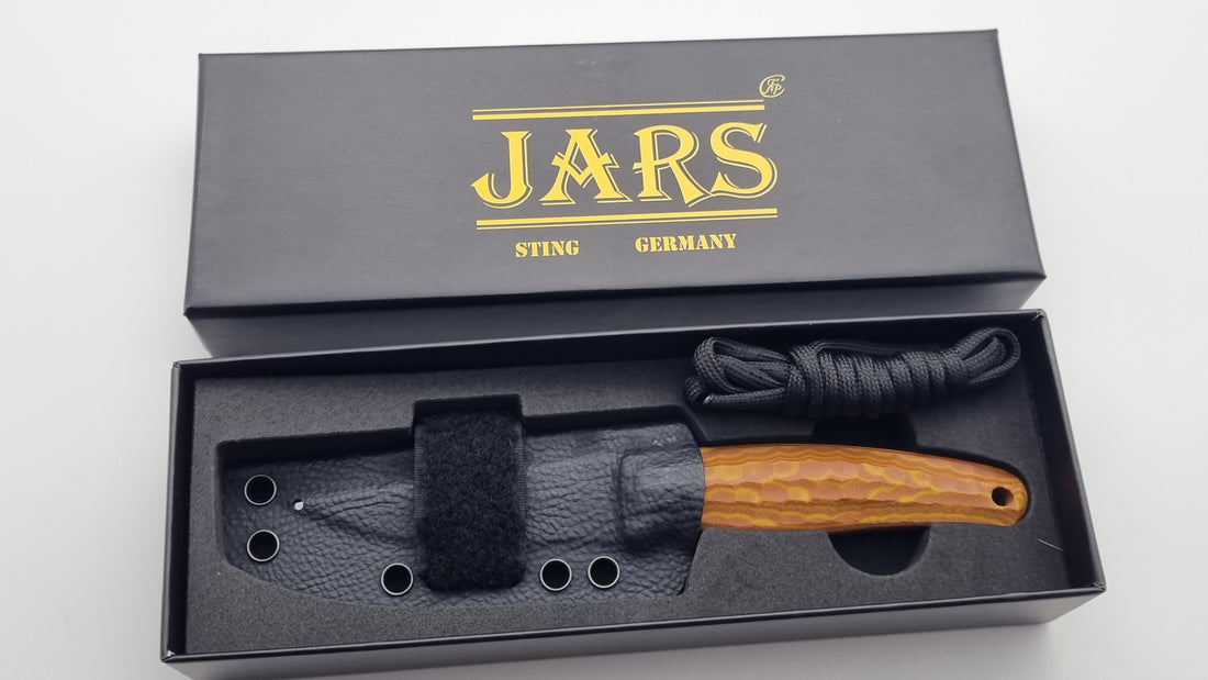 Sting JARS Neckknife EDC Messer Stahl Sandvik 14C28N 60HRC