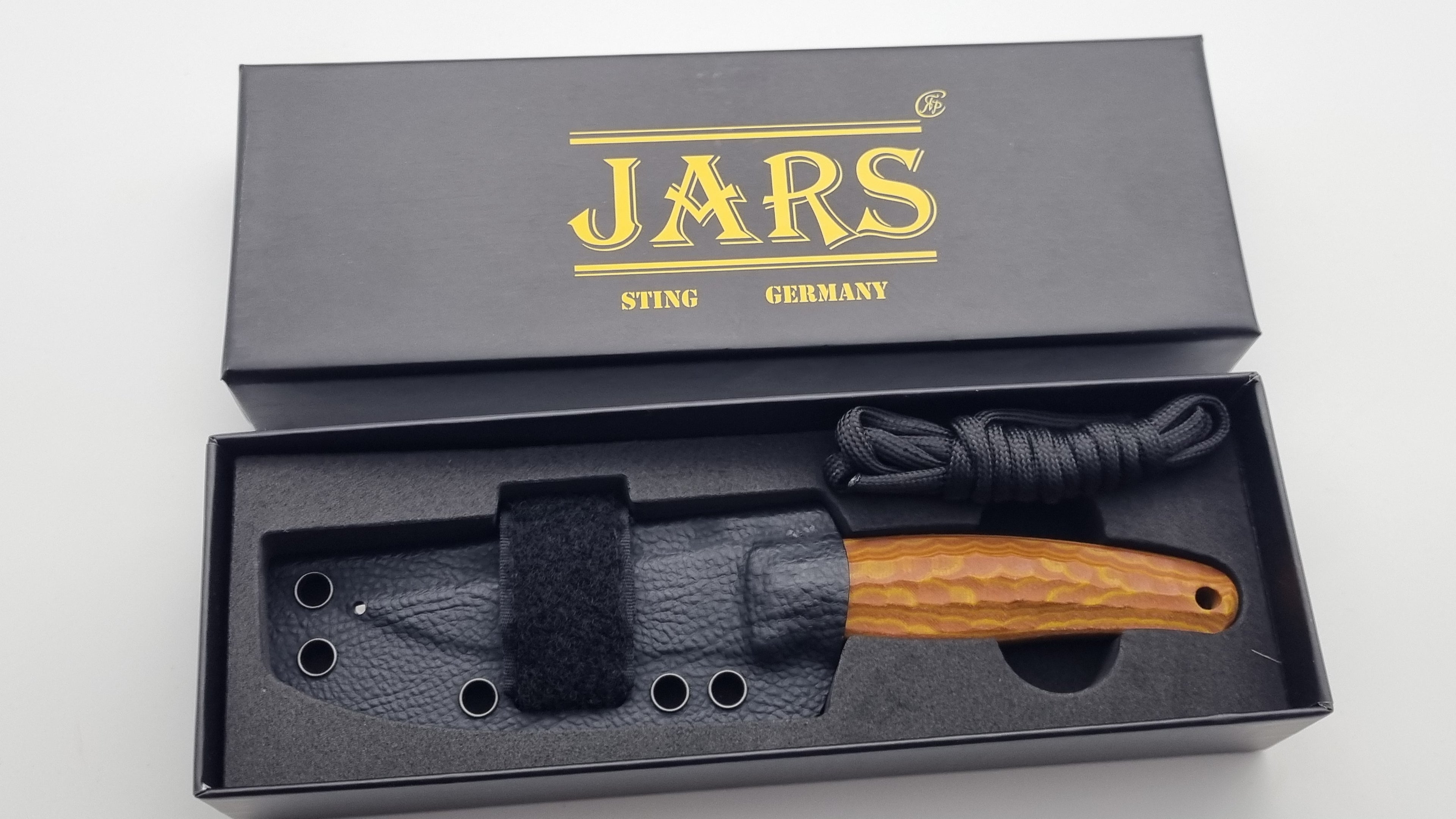 Sting JARS Neckknife EDC Messer Stahl Sandvik 14C28N 60HRC