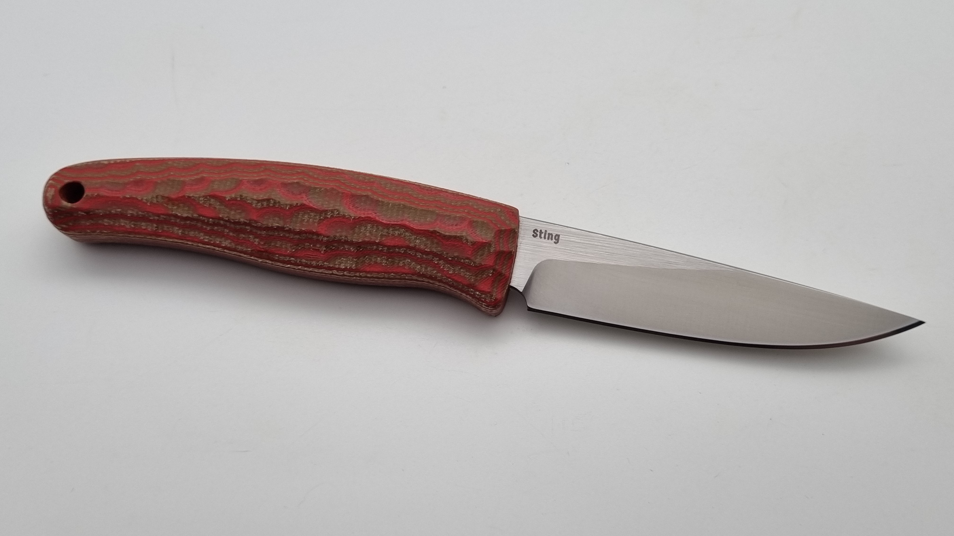 Sting JARS Neckknife EDC Messer Stahl Sandvik 14C28N 60HRC