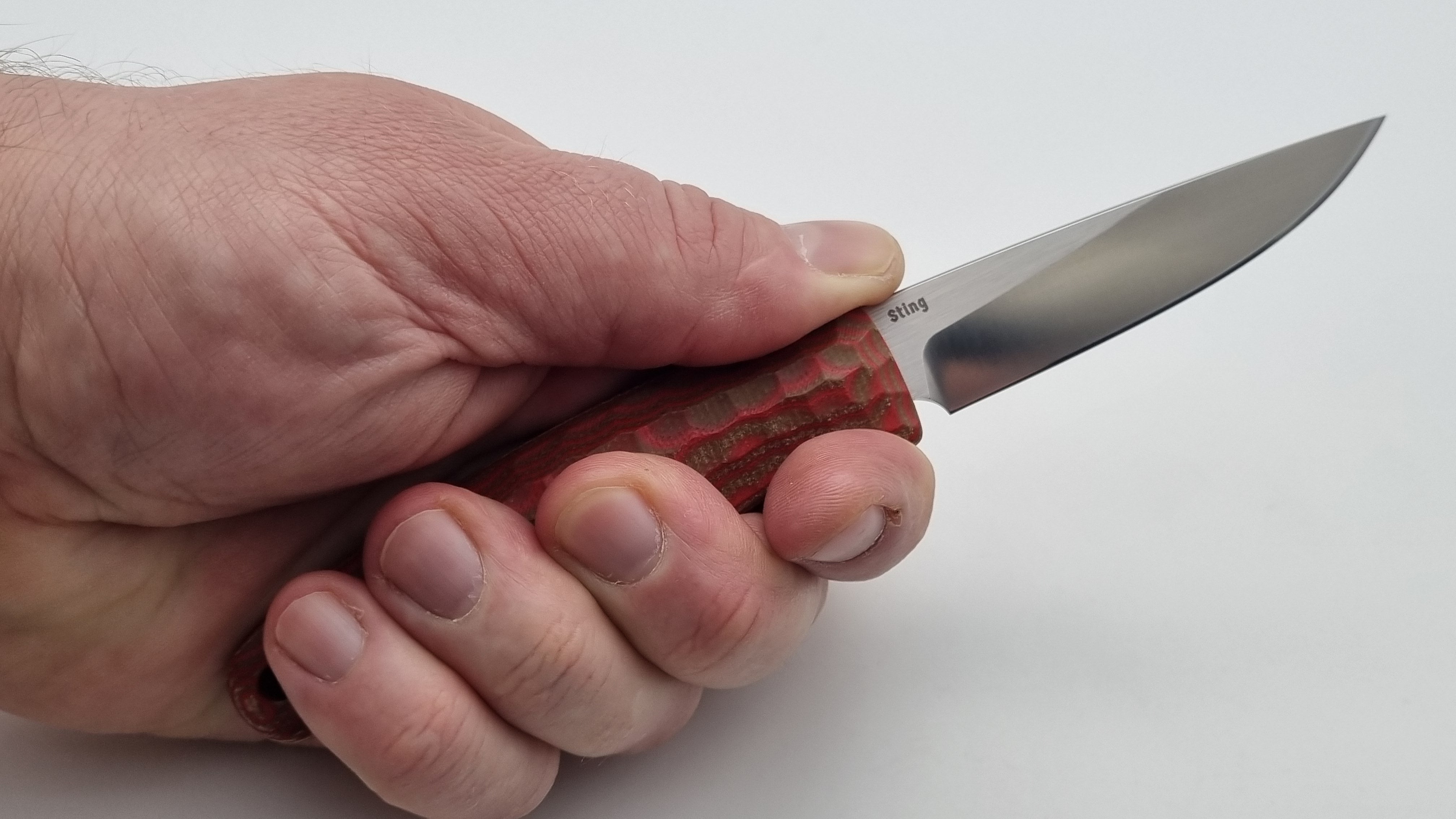 Sting JARS Neckknife EDC Messer Stahl Sandvik 14C28N 60HRC