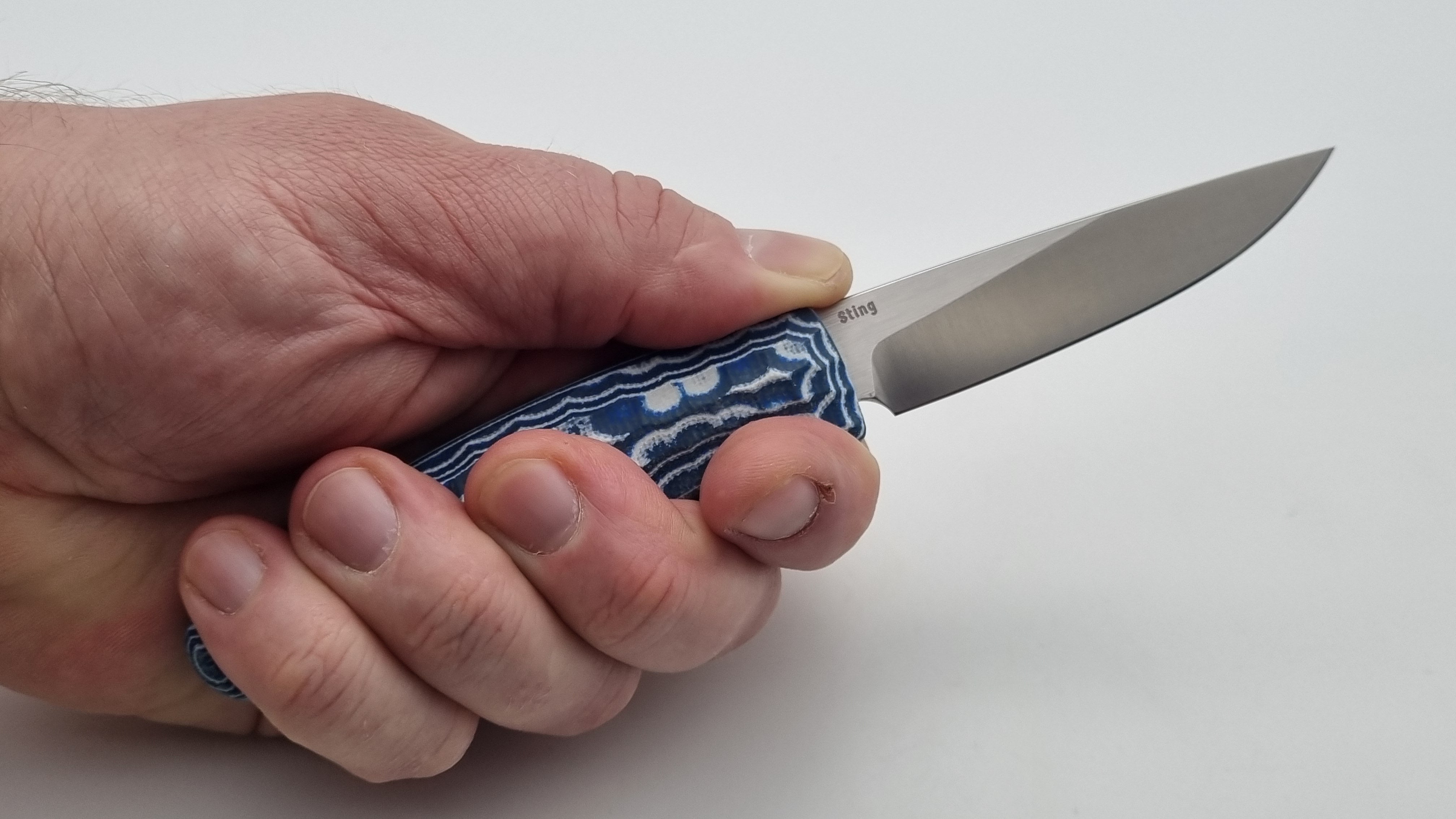 Sting JARS Neckknife EDC Messer Stahl Sandvik 14C28N 60HRC