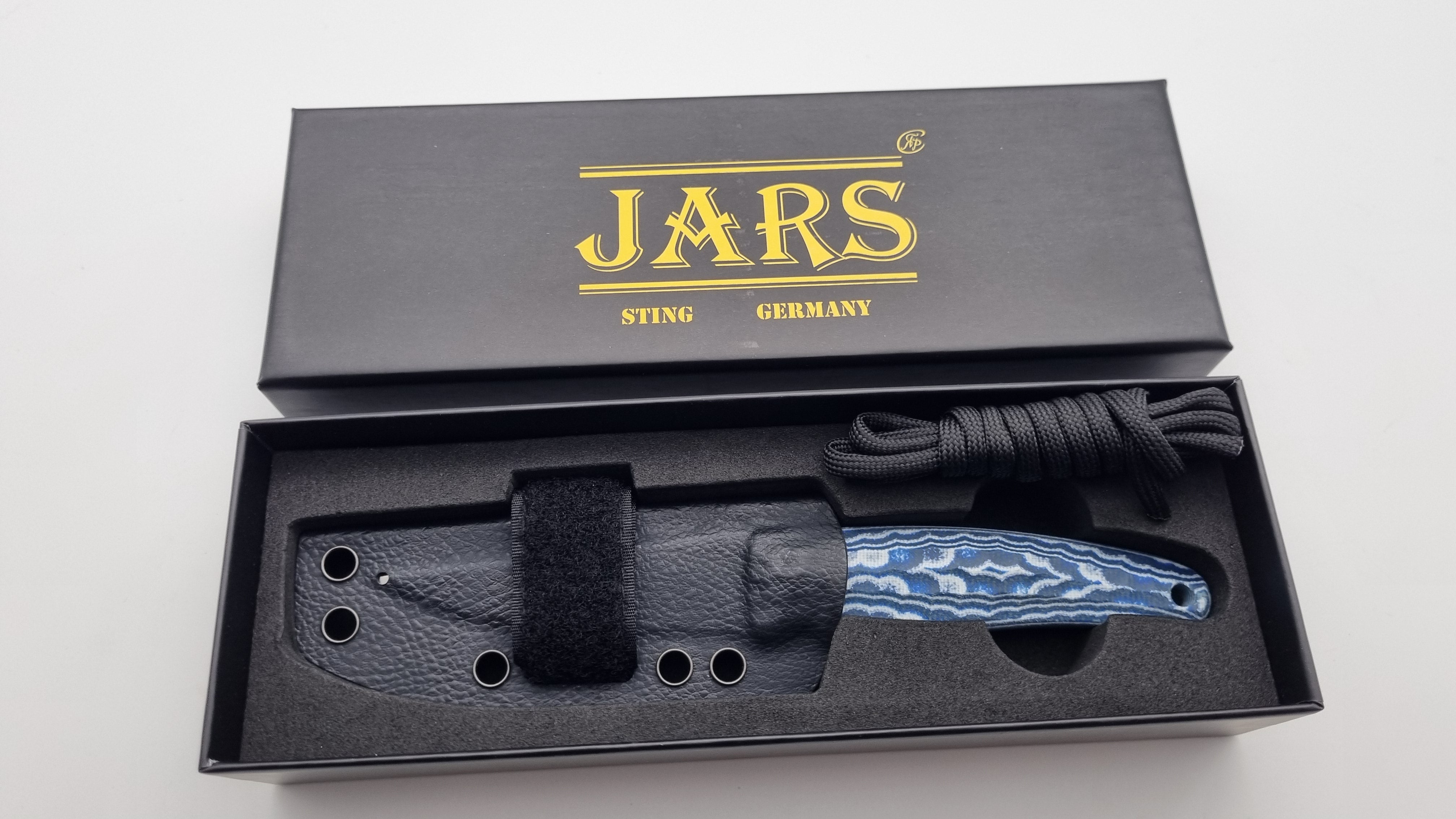 Sting JARS Neckknife EDC Messer Stahl Sandvik 14C28N 60HRC