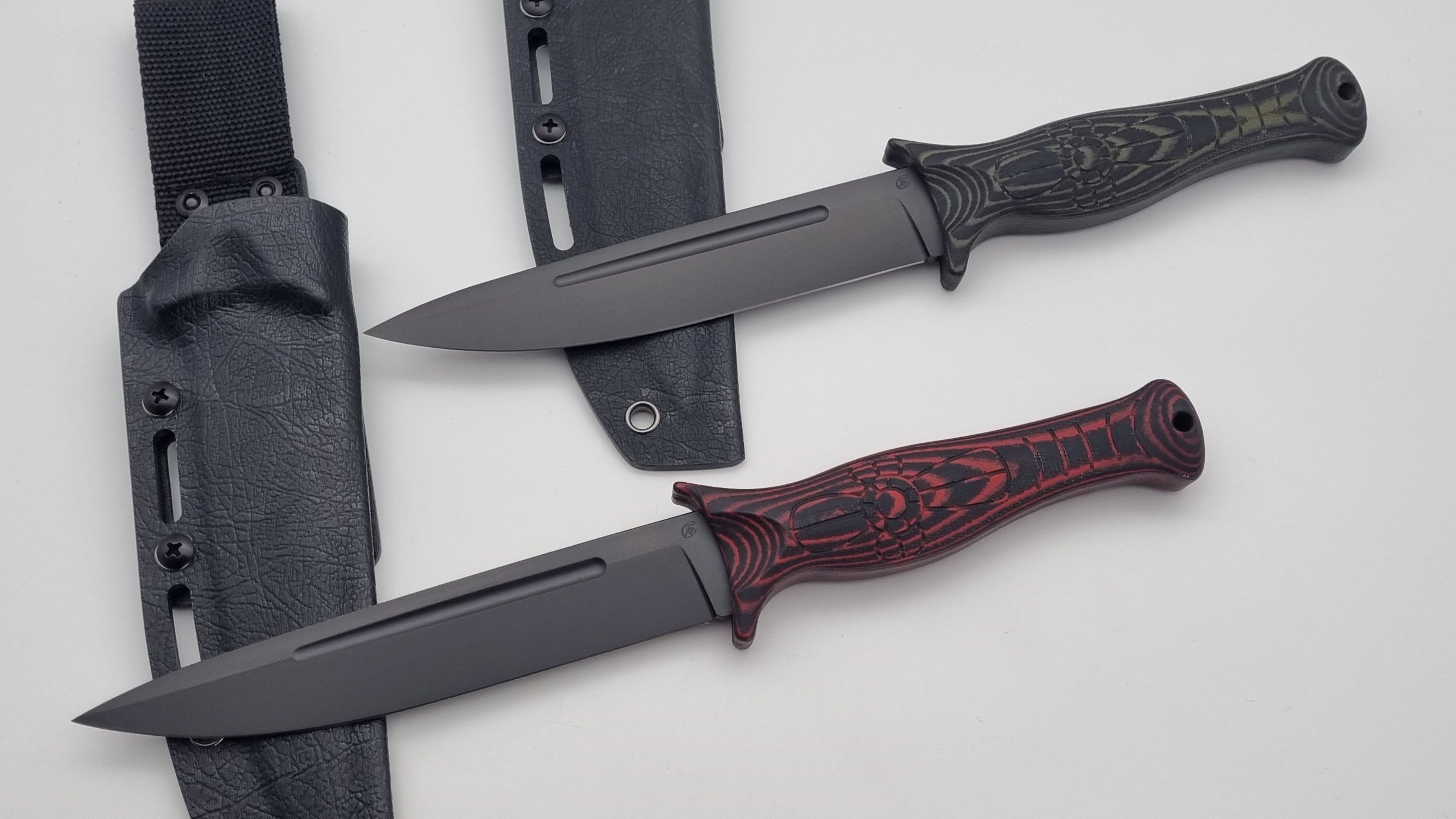 Sarmat JARS Messer | Micarta-Griff | DLC Beschichtung | Tactical Knife Jagd Outdoor Messer