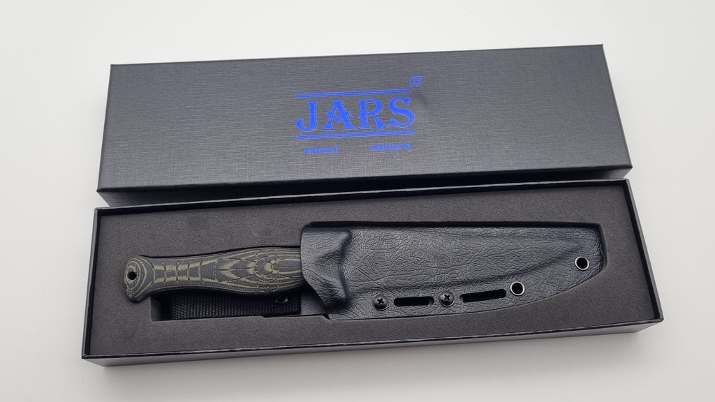 Sarmat JARS Messer | Micarta-Griff | DLC Beschichtung | Tactical Knife Jagd Outdoor Messer