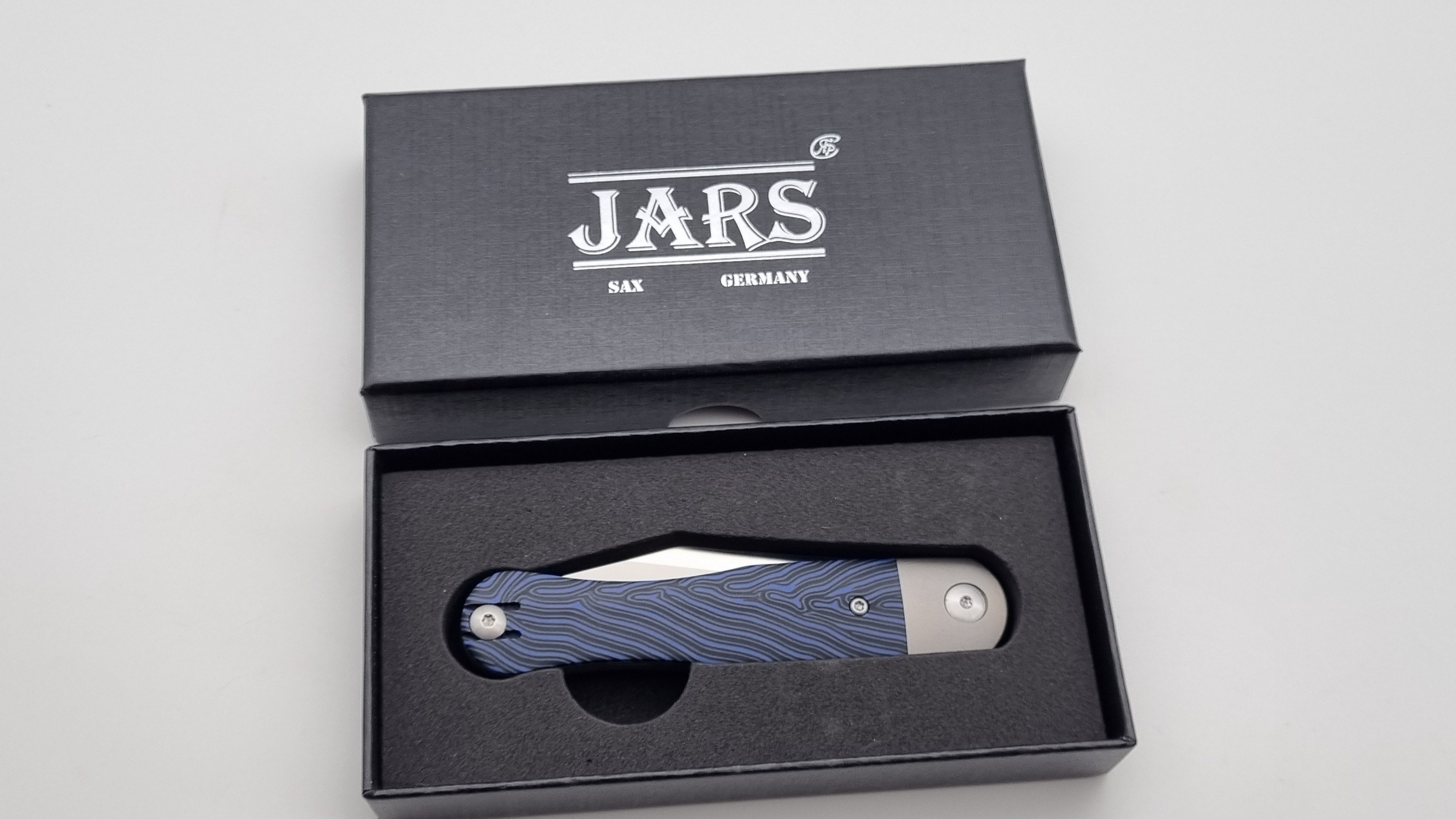 Sax JARS Klappmesser Slipjoint Klassiker 14C28N 60HRC G10/Titan