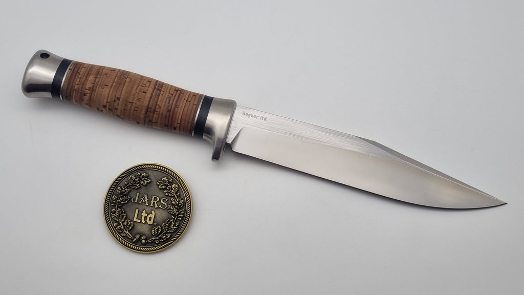 Kuguar JARS Ltd. Edition | Bowie Messer mit Birkenrinde & Titan | Jagd & Outdoor