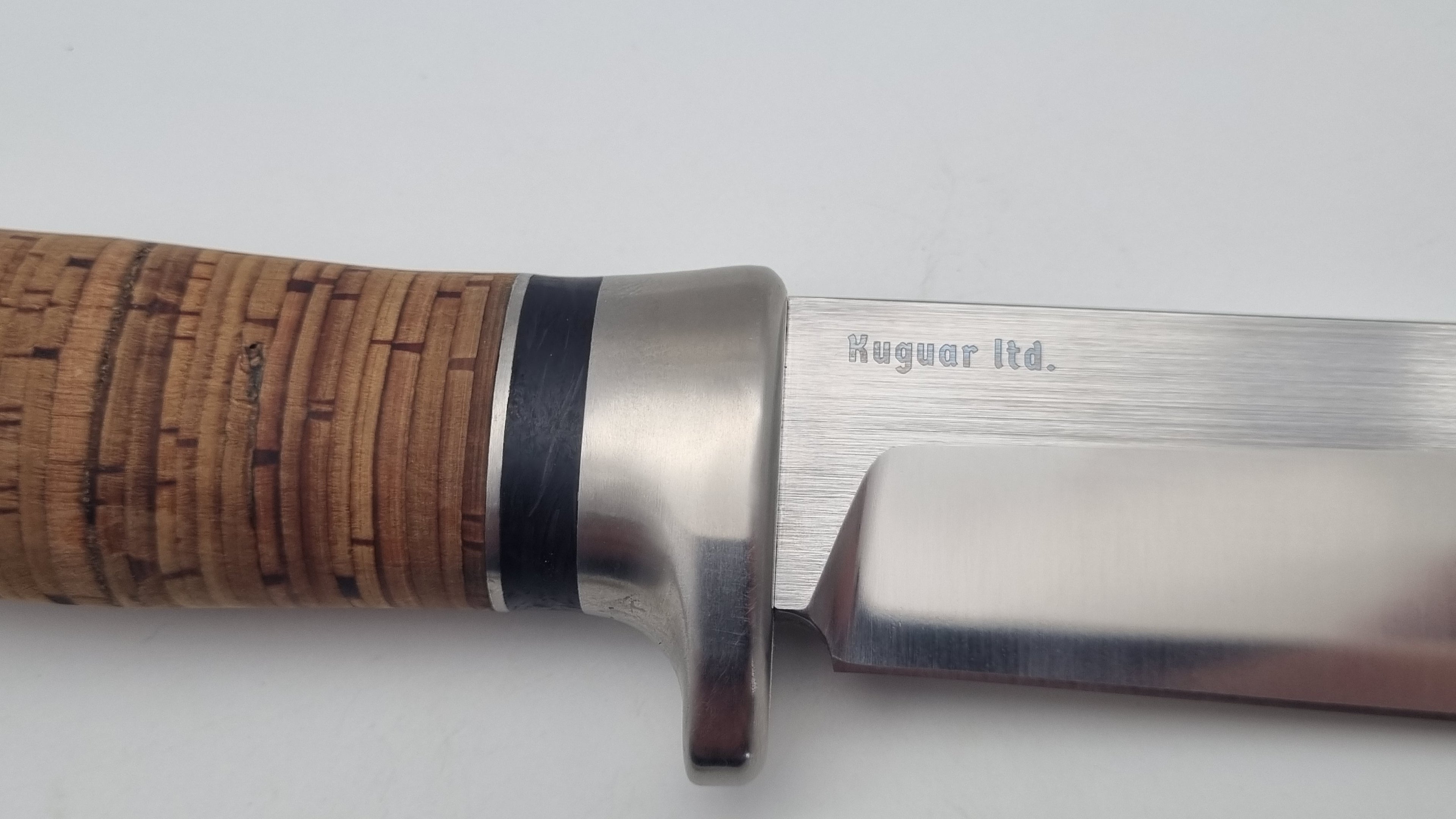Kuguar JARS Ltd. Edition | Bowie Messer mit Birkenrinde & Titan | Jagd & Outdoor