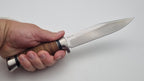 Kuguar JARS Ltd. Edition | Bowie Messer mit Birkenrinde & Titan | Jagd & Outdoor