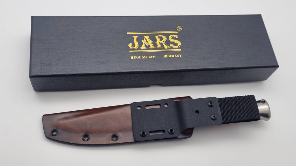Kuguar JARS Ltd. Edition | Bowie Messer mit Birkenrinde & Titan | Jagd & Outdoor
