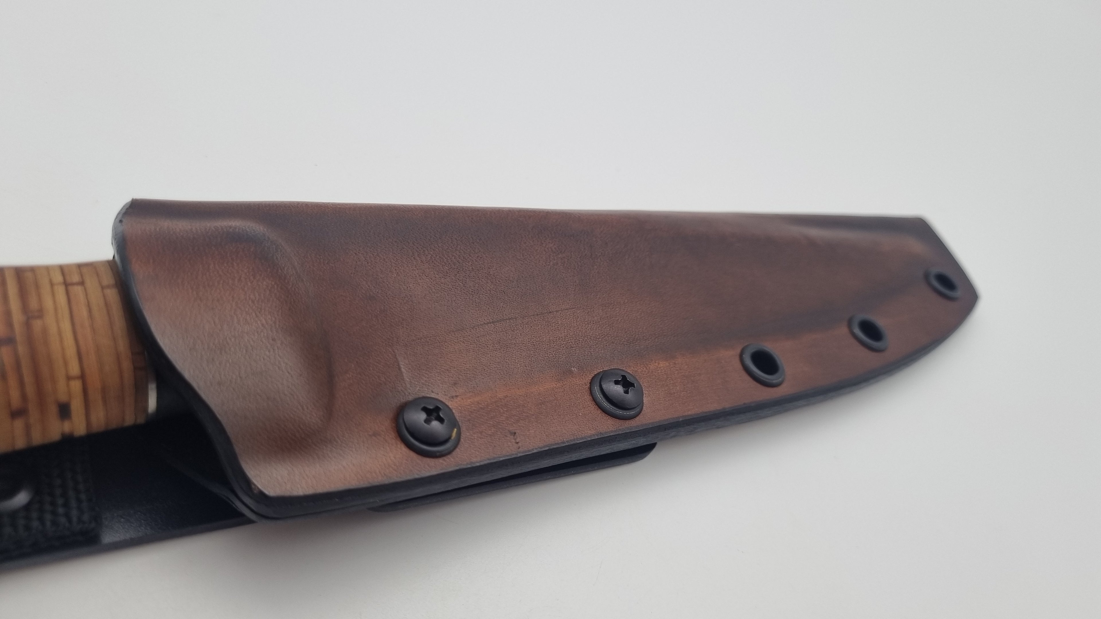 Kuguar JARS Ltd. Edition | Bowie Messer mit Birkenrinde & Titan | Jagd & Outdoor