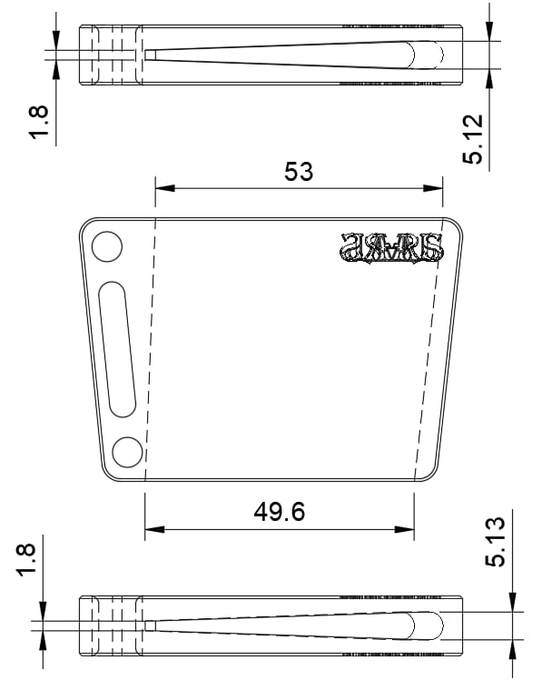 Universal Tandem Adapter "gesteckt" Made in Germany mit Klettstreifen für Paar Trageweise
