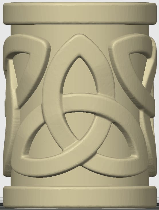 JARS Talisman Beads 3D Druck Made in Germany Triquetra Jera Wyrd-Web