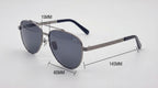 JARS Pilot 2 Edelstahl Sonnenbrille